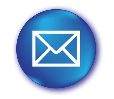 E-Mail Icon with Blue Button