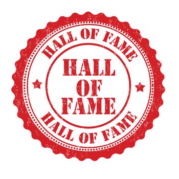 Hall of fame sign or stamp