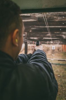 Shooting With Gun