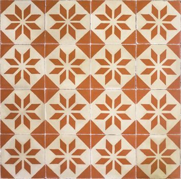 Seamless pattern of classical floor tiles