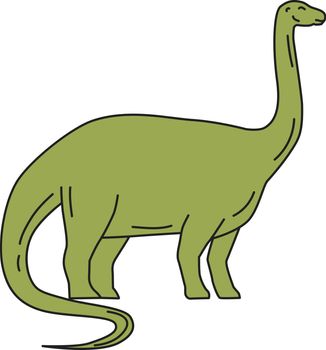 Brontosaurus Mono Line