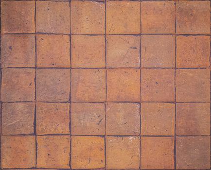 Earthenware tile pattern
