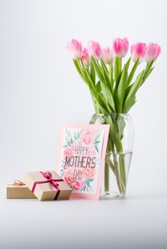 tulips, postcard and gifts
