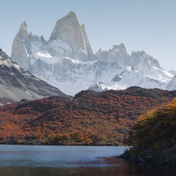 Autumn in Fitz Roy Moutain, Patagonia, El Chalten - Argentina