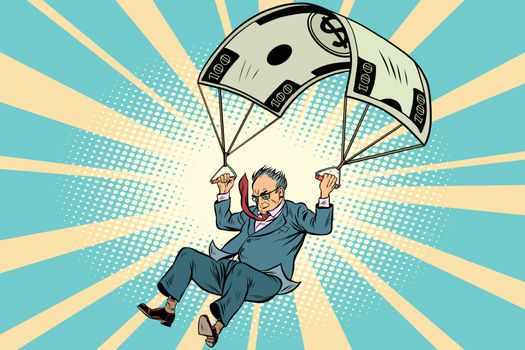 Retired Golden parachute financial compensation in the business