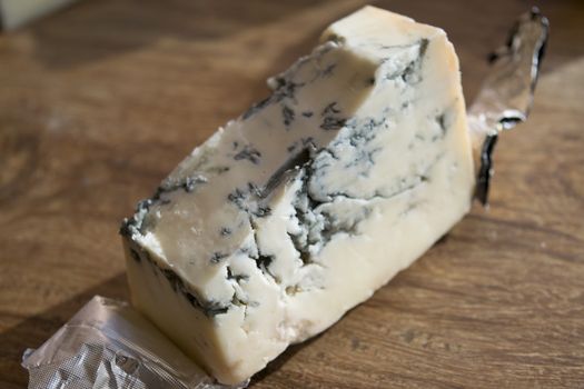 piece of roquefort cheese
