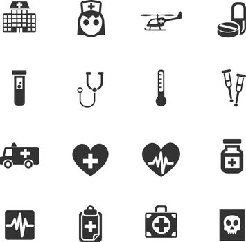 medicine icon set