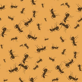 Ant Seamless Pattern