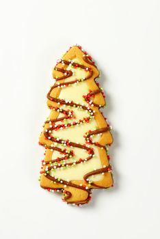 Christmas tree cut-out cookie
