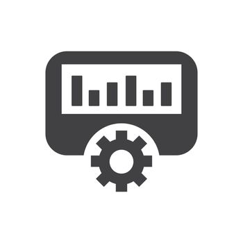 Tablet Setting data analysis icon