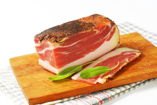 South Tyrolean speck