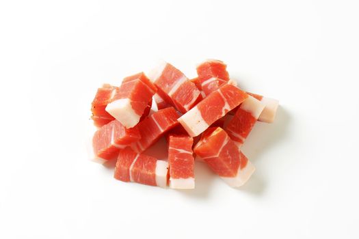 Diced Tyrolean speck