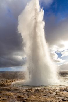 Iceland strokkur geysir