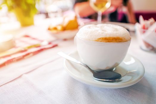 Foamy Tasteful Cappuccino
