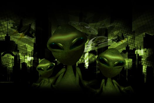 Aliens Invasion Theme