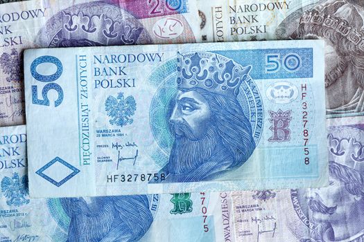 Fifty Polnish Zloty Bill 
