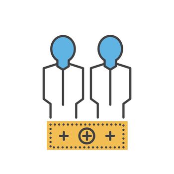 Team BUSINESS flat icon