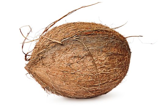 Entirely rotated coconut