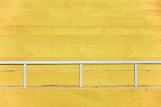stadium bleachers - yellow