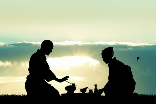 Japanese ritual of the tea ceremony