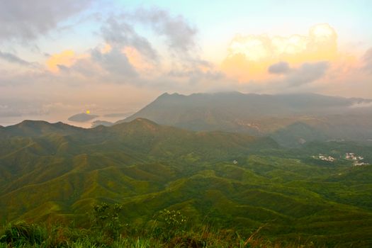 Landscape (mountain)  from Tiu Tang Lung, Hong Kong, China