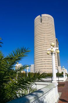 TAMPA, FLORIDA, USA - DECEMBER 06, 2003: Rivergate Tower building in the Central Business District on a sunny day.