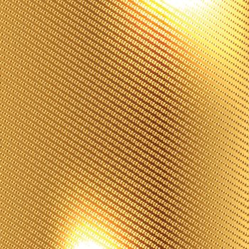 Golden carbon fiber kevlar texture background 