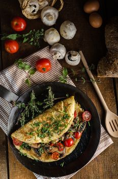 Rustic omelette
