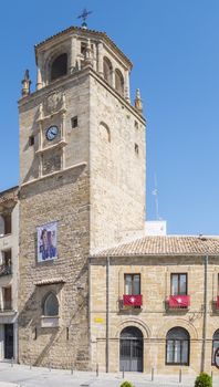 Clock Tower in Andalucia Square, Ubeda, Jaen, Spain