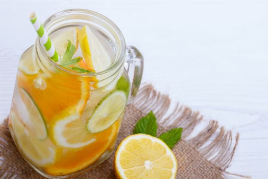 Detox fruit infused water