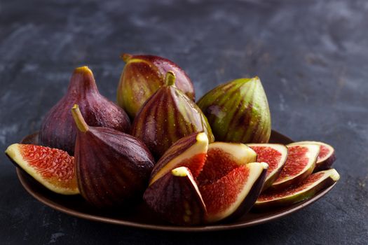 Ripe healthy figs