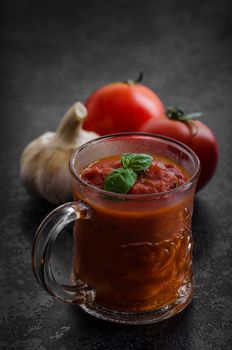 Tomato hot salsa - prepare for pasta