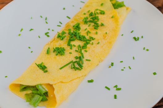 Fresh french omelette