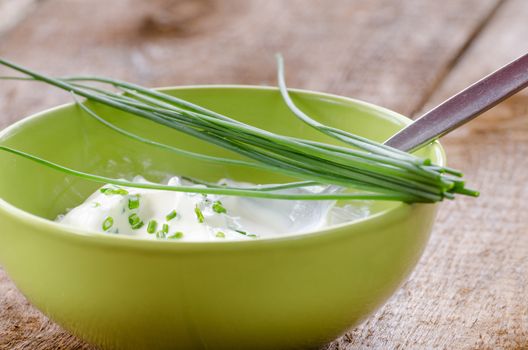 Chive dressing, sauce