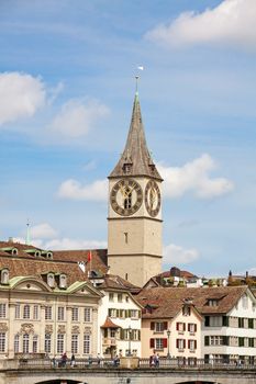 St. Peter (Landmark) of Zurich, downtown