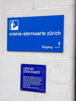 Urania observatory in Zurich