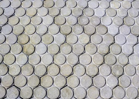 Texture of concrete pavement
