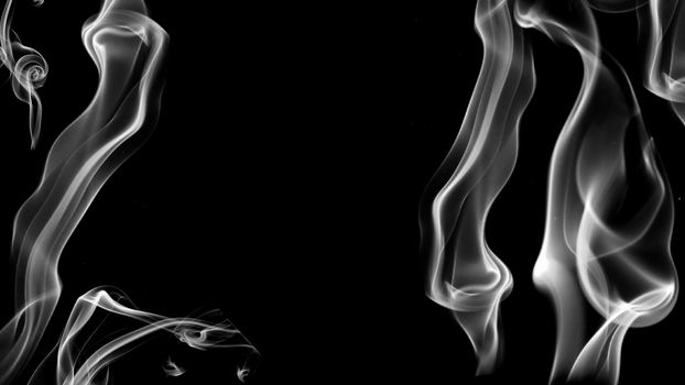 Abstract background with white smoke. 3d rendering