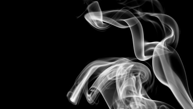 Abstract background with white smoke. 3d rendering
