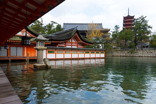 Itsukushima Shinto Shrine in Japan