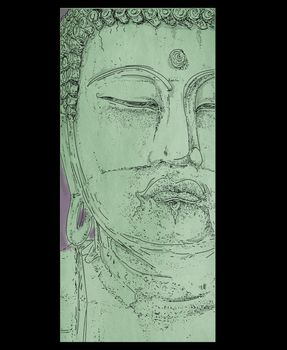 Portrait of a buddha drawing drawn, religion,