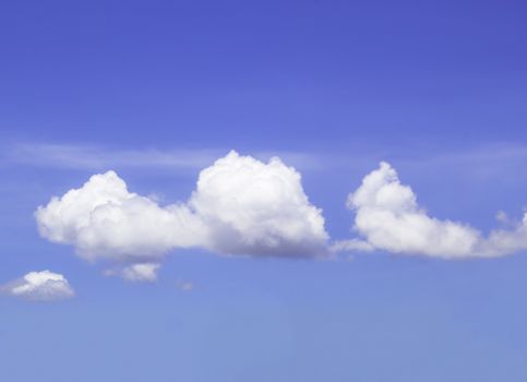Fluffy clouds  background
