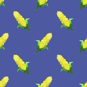 Yellow Corn Seamless Pattern