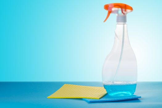 cleaning agent and sponges 