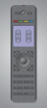Tv remote control with digital touch display