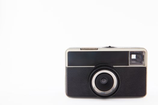 Old viewfinder analog camera from 1970s