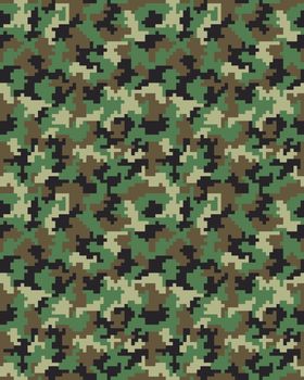 Seamless fashion camouflage