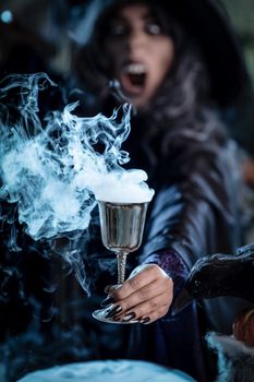 Witch Offers Magic Potion