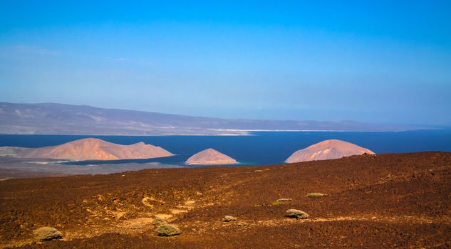 Gulf of Tadjoura, Ghoubet lake and diable island Djibouti