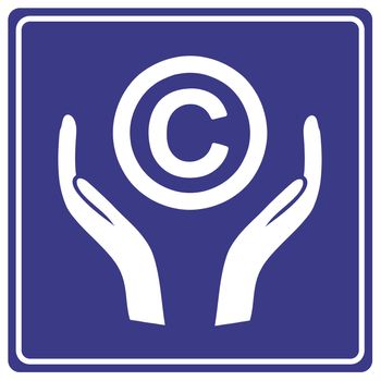 Keep your Copyright safe. Kind reminder notice to consider copyright as intellectual property and not to misuse it and infringe the law